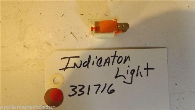 KENMORE OVEN 331716 indicator light USED PART KENMORE OVEN 331716 indicator light USED PART
